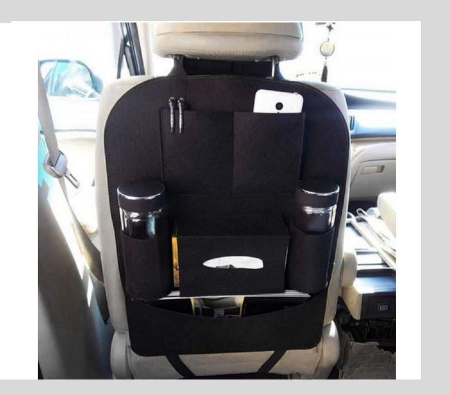 Car Seat Back Organizer – Keep Your Car Clean & Organized